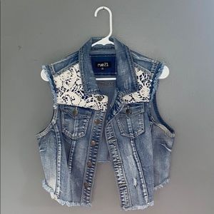 Jean jacket vest